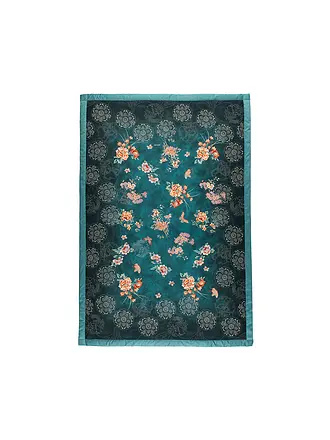 BASSETTI | Tagesdecke - Plaid 135x190cm ESPERIDI Rot | petrol